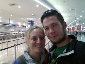 Selfie auf dem Weg nach Indonesien