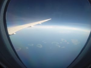 Über den Wolken von Indonesien