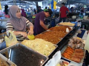 Verkauf von Essen in Brunei