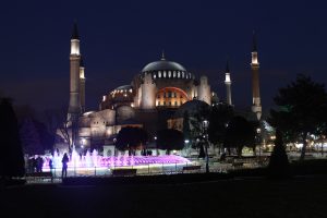 Blaue Moschee Istanbul bei Nacht