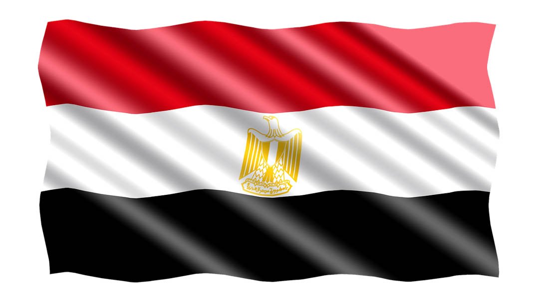 Länderflagge Ägypten