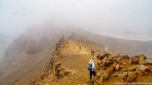 Der Weg zum Red Crater des Tongariro Crossing hat es sich in sich.