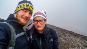 Auch solche Momente sind bei deinem Tongariro Crossing keine Seltenheit... null Sicht.