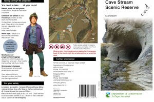 Wichtige Informationen zur Höhlenwanderung Neuseeland Cave Stream Scenic Reserve