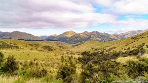 Südinsel Neuseeland - Aussicht der Inland Road von Kaikoura nach Christchurch