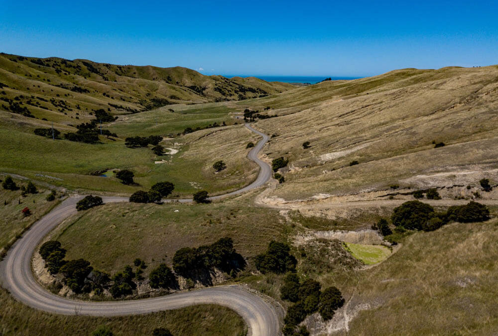 Hier schlängelt sich der Redwood Pass durch die Berge
