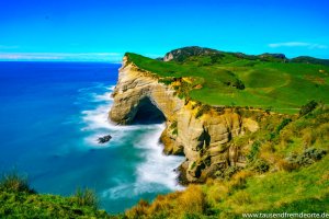 Cape Farewell mit seinen Klippen und Höhlen