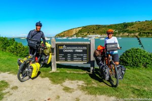 Südinsel Neuseeland - Das Ende des berühmten Alps2Ocean Cycle Trails in Oamaru