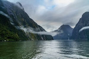Hier im Milford Sound herrscht öfter eine mystische Stimmung.