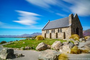 Südinsel Neuseeland - Kleine Kirche am Lake Tekapo
