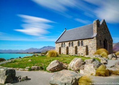 Südinsel Neuseeland - Kleine Kirche am Lake Tekapo