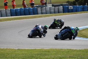 Eine gute Kurvenlage müssen die Fahrer vom MotoGP auf Phillip Island mitbringen.