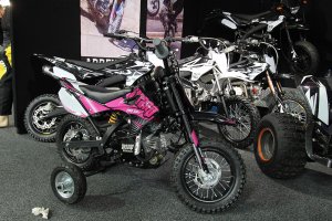 Die Motorrad Expo bei MotoGP auf Phillip Island bietet auch Motorräder für Kinder.