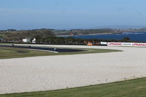 Die Rennstrecke des MotoGP auf Phillip Island liegt direkt am Meer.