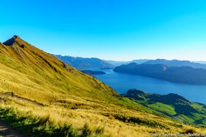 Blick auf den Lake Wanaka beim Roys Peak