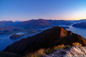 Blick vom Roys Peak auf die Umgebung