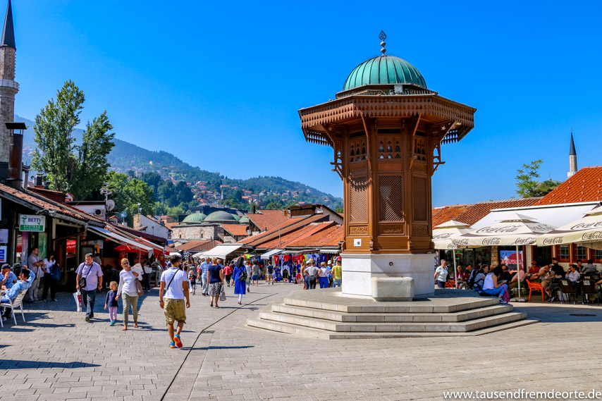 Sarajevo Sehenswürdigkeit Sebilj