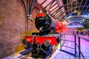 Hogwardsexpress in London bei Harry Potter