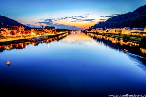 Heidelberg Sehenswürdigkeiten - Die Lichter der Stadt bei Nacht