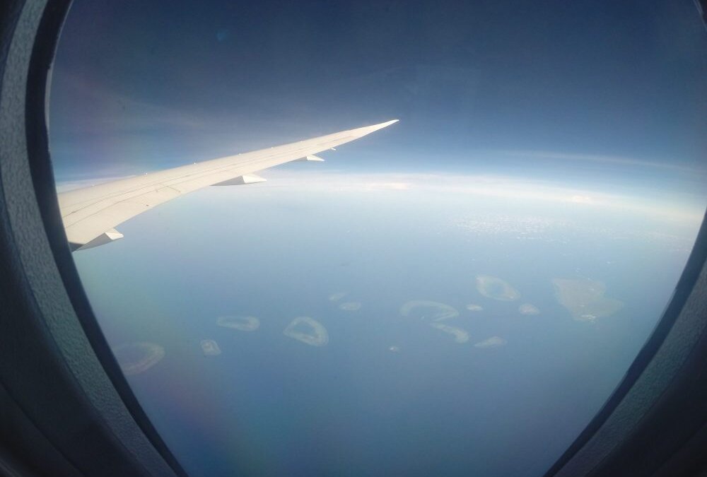 Über den Wolken von Indonesien